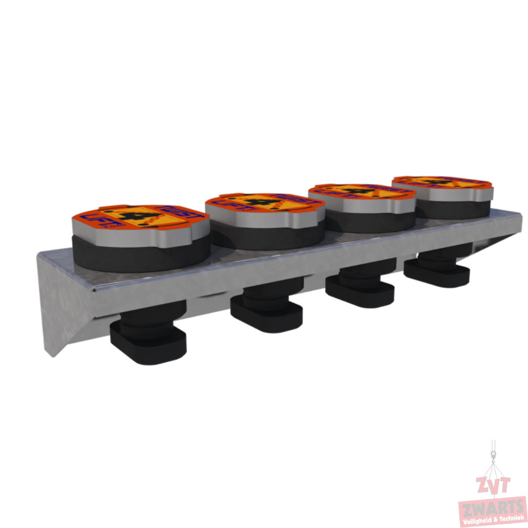 Twist4lift containerhaken inclusief opbergrek