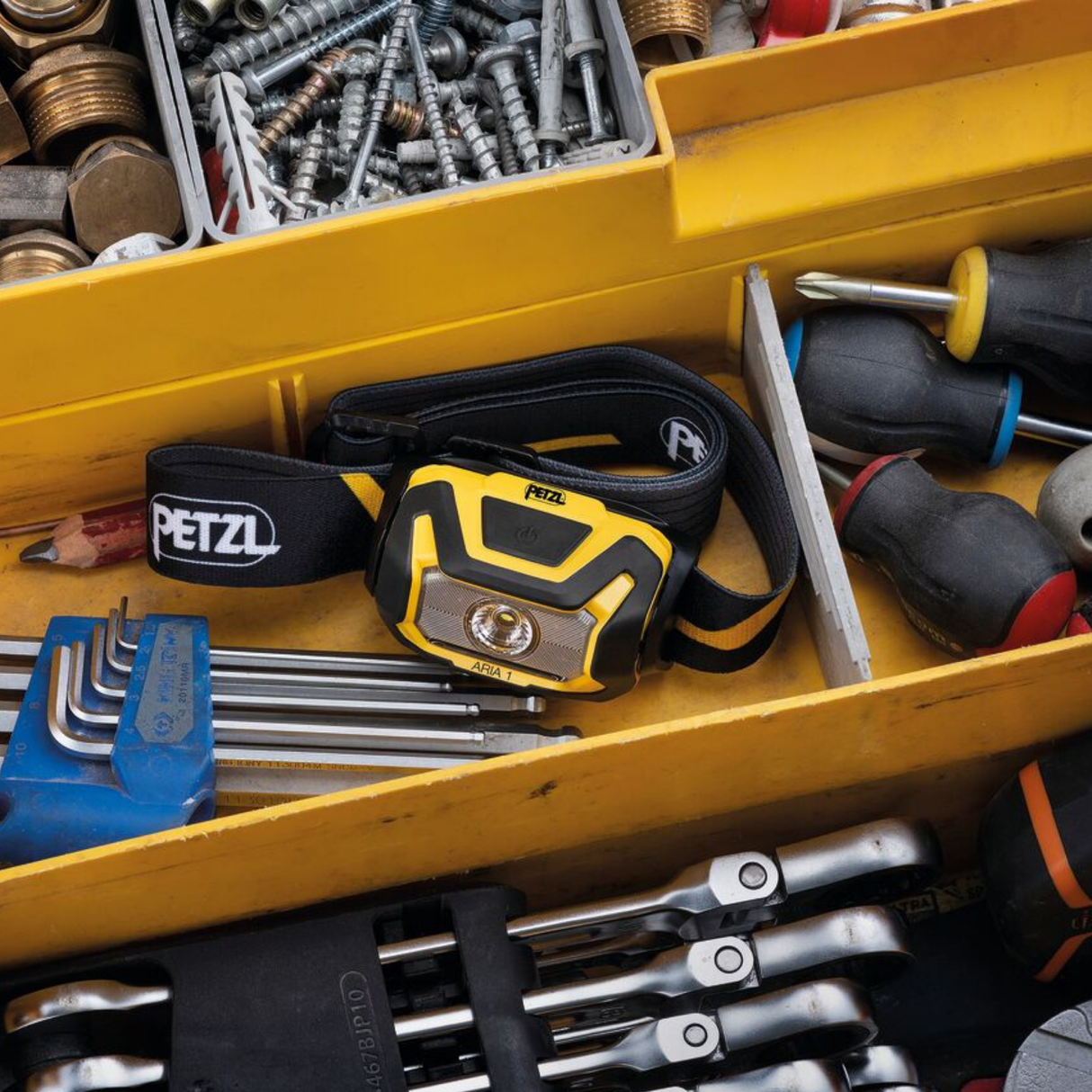 Petzl Aria 1 hoofdlamp voor professionals 350 lumen