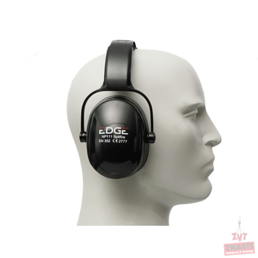 Edge Spitfire gehoorkap Kunststof beugel SNR 31 dB