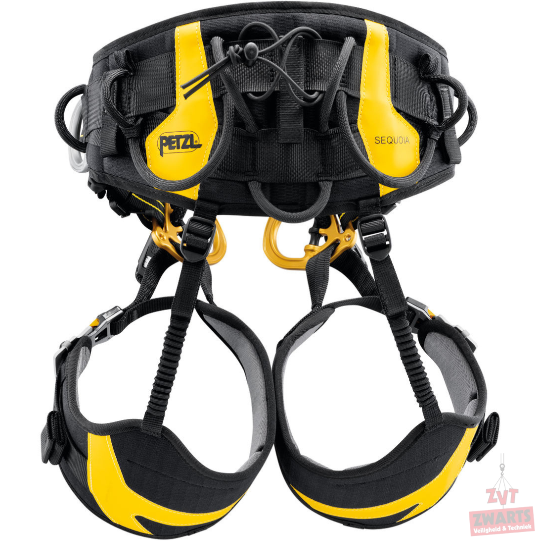 Petzl SEQUOIA® Zit Harnas voor Boomverzorging met dubbele touw aansluiting