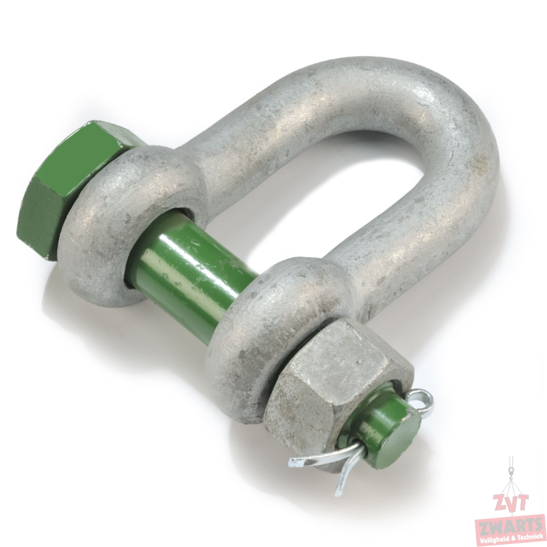 GreenPin standaard D-sluiting - moerbout