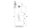Petzl Absorbica-I enkele vallijn met energieabsorber (80 cm en 150 cm)