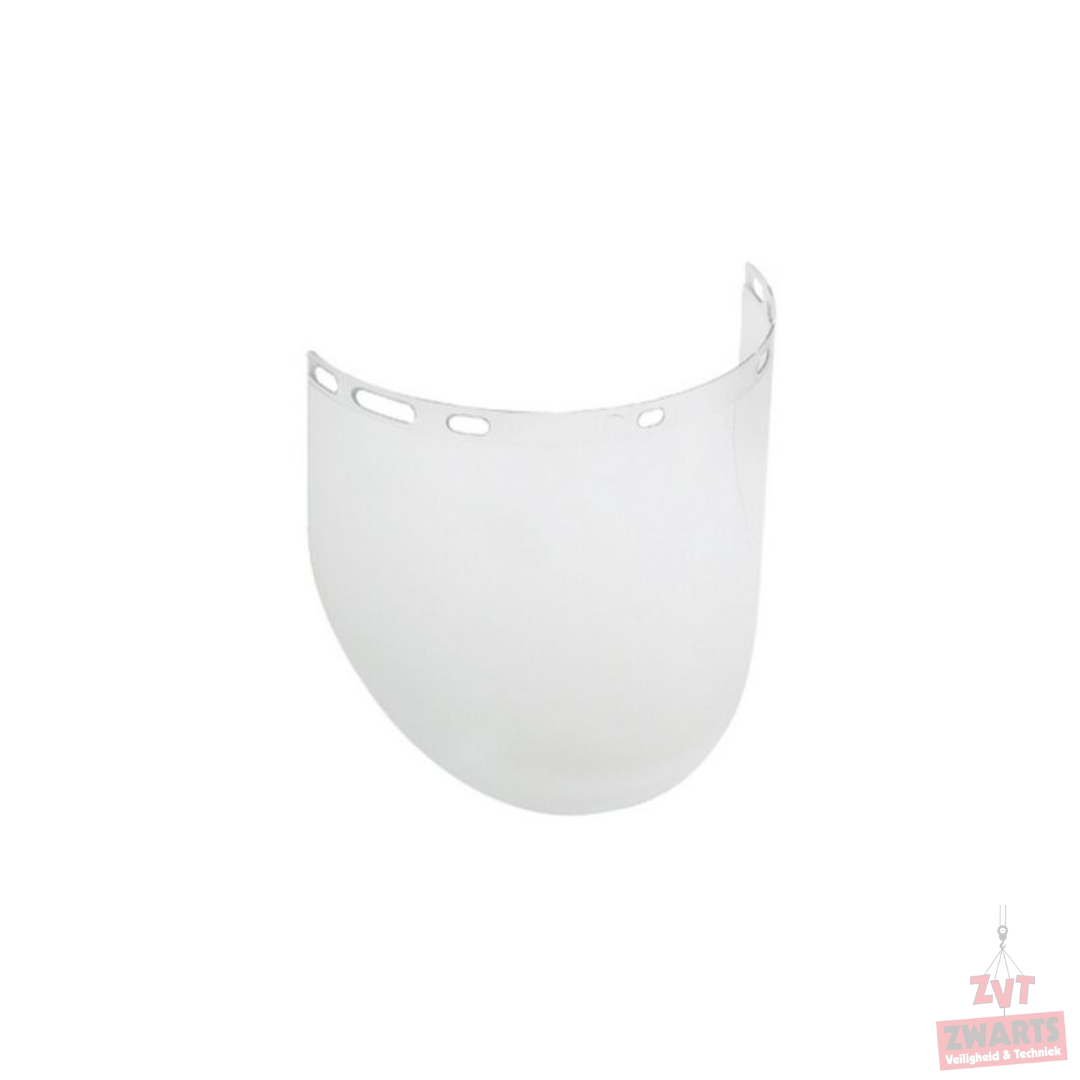 Gelaatscherm PC clear 395x240