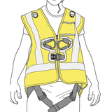 Petzl Hi-Viz veiligheidsvest voor Newton harnas