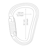 Petzl William Karabijnhaak