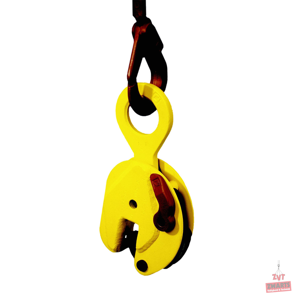 Verticale platenklem grotere bek